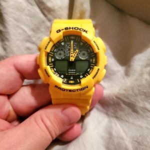 Yellow Casio G-Shock Watch